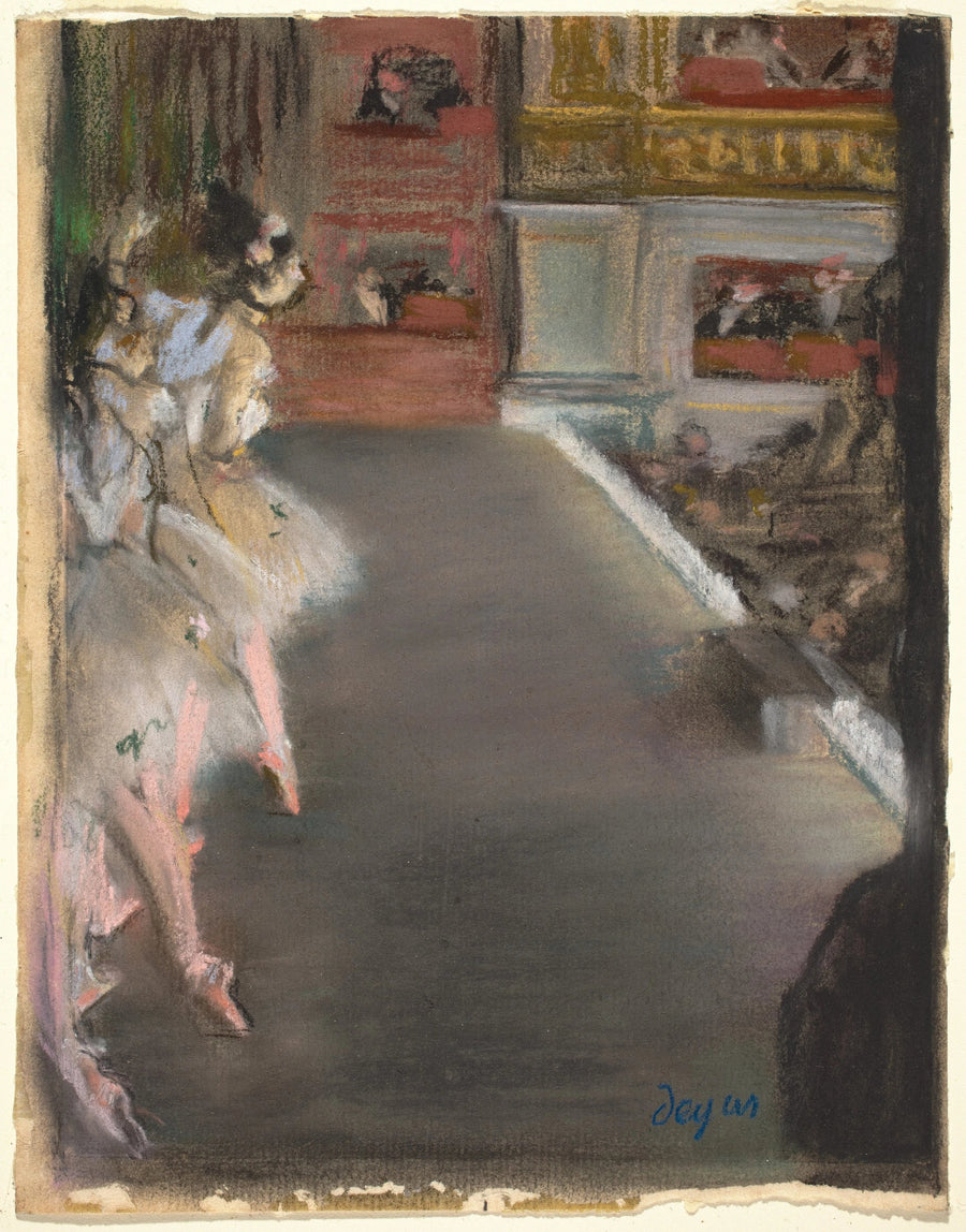 Danseuses à l’ancien Opéra, vers 1877 – Edgar Degas