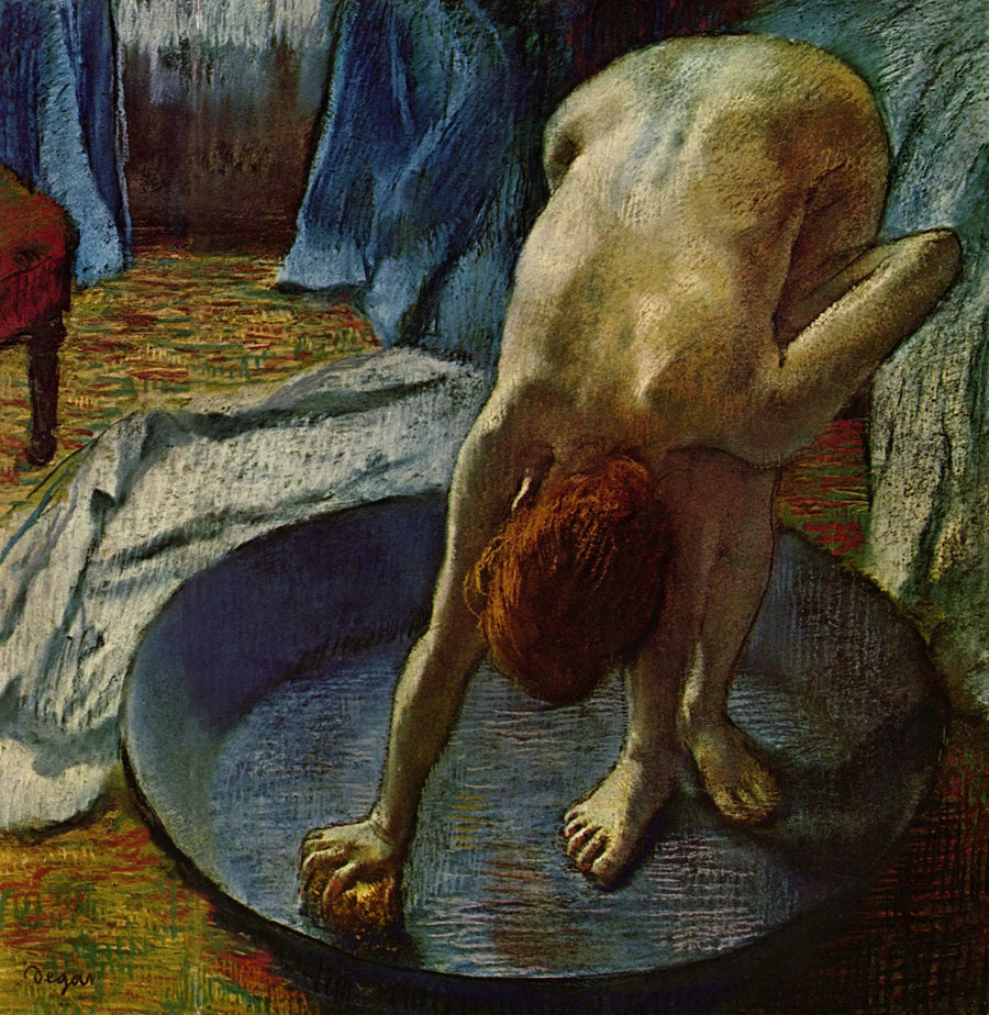 Nainen pesuastiassa - Edgar Degas