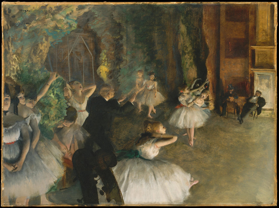 Baletin toisto lavalla - Edgar Degas