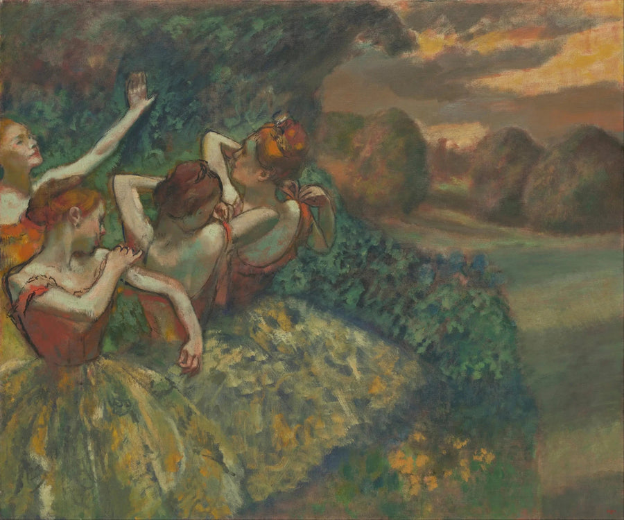 Neljä tanssijaa - Edgar Degas