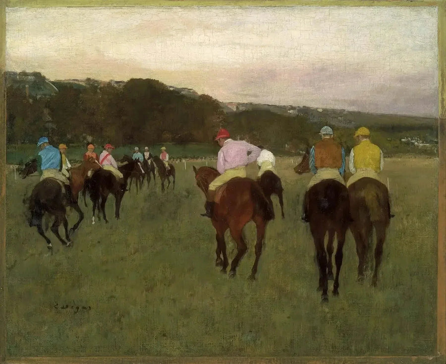 Kilpahevoset Longchampissa - Edgar Degas