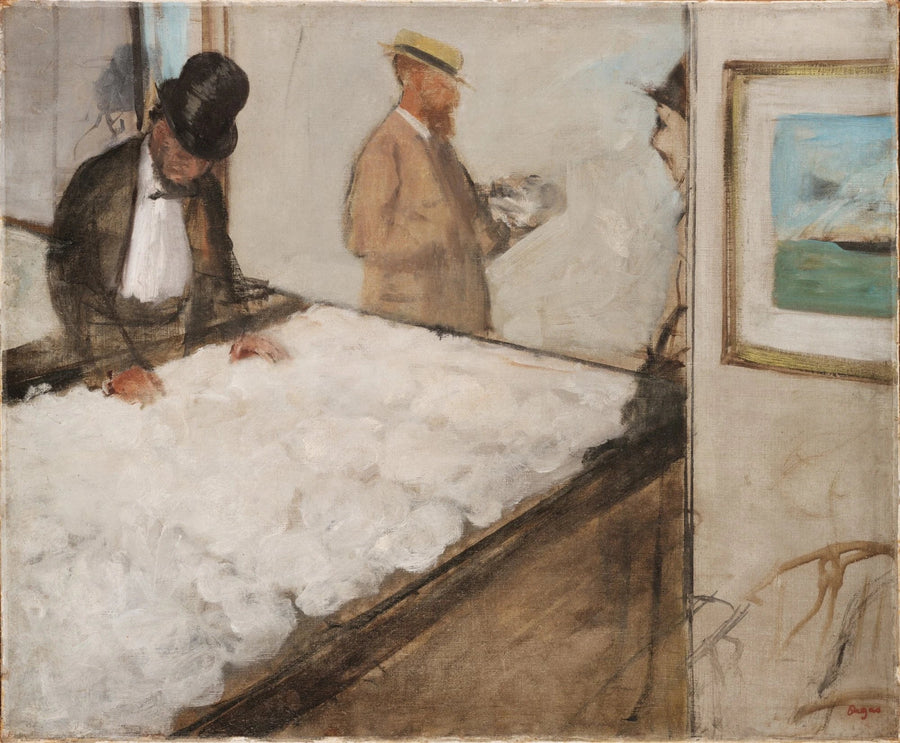 Puuvillakauppiaat New Orleansissa - Edgar Degas