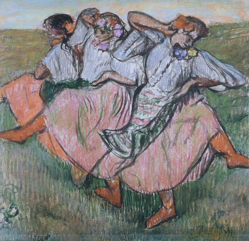 Kolme venäläistanssijaa - Edgar Degas