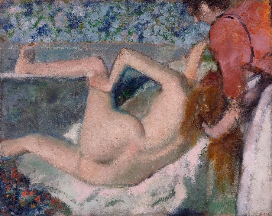 Kylvyn jälkeen - Edgar Degas