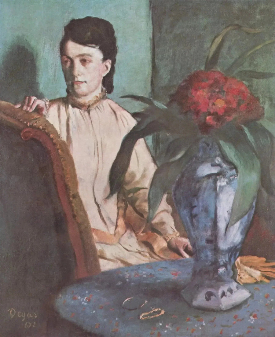 Nainen potin kanssa - Edgar Degas