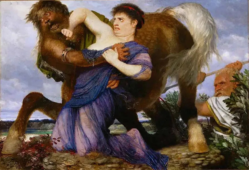 Déjanire ja Nessus - Arnold Böcklin