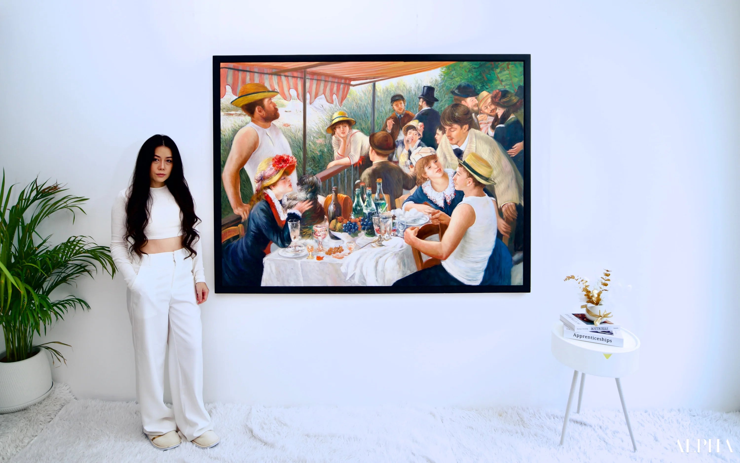 Déjeuner des Canotiers (Renoir) - Alpha Reproduction | 160 x 120 cm Reproductions de tableaux à la peinture à l’huile