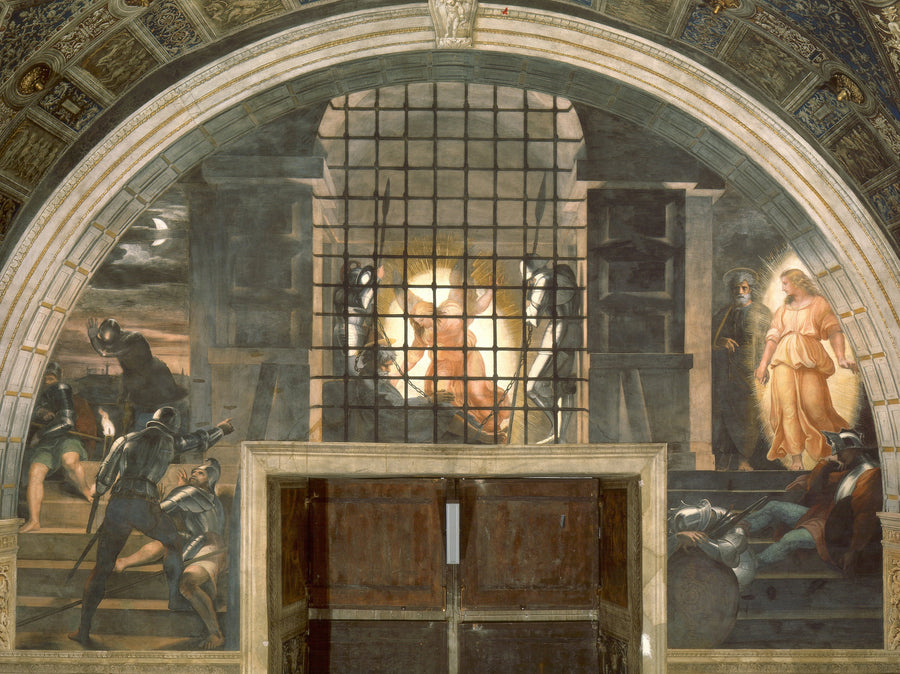 La Délivrance de saint Pierre, 1513-1514 – Raphaël, Vatican
