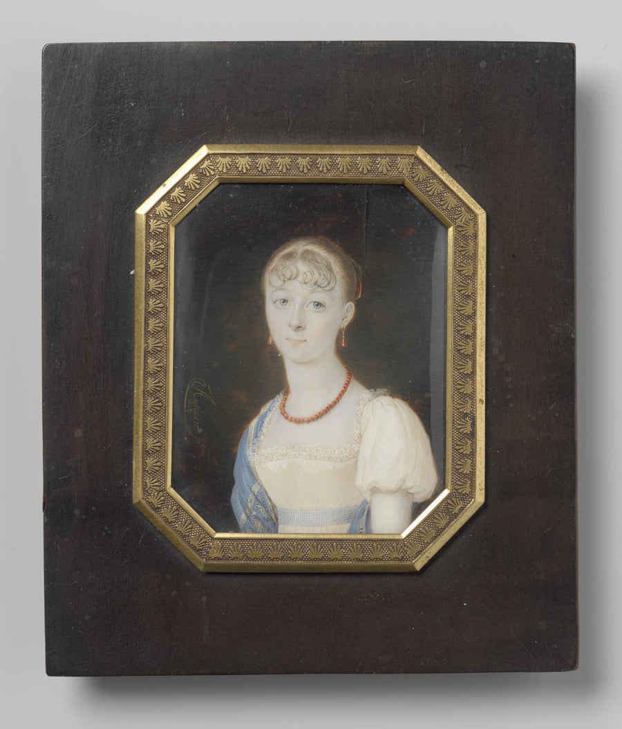 Demoiselle Johanna Cornelia Mollerus (1792-1844) - Louis-Marie Autissier
