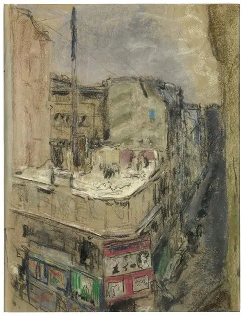 Räjäytys Calais-kadulla (60.1.2) - Édouard Vuillard