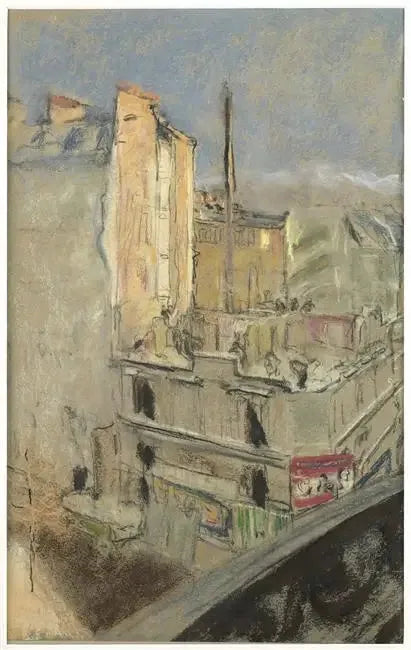 Räjäytys Calais-kadulla (60.1.1) - Édouard Vuillard