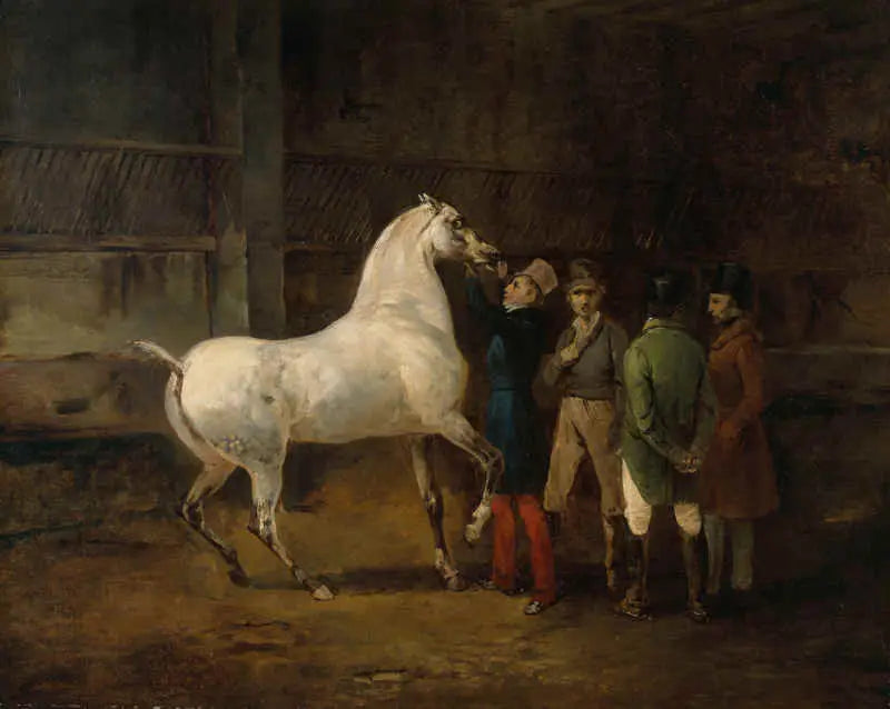 Valkoisen hevosen demonstraatio - Théodore Géricault