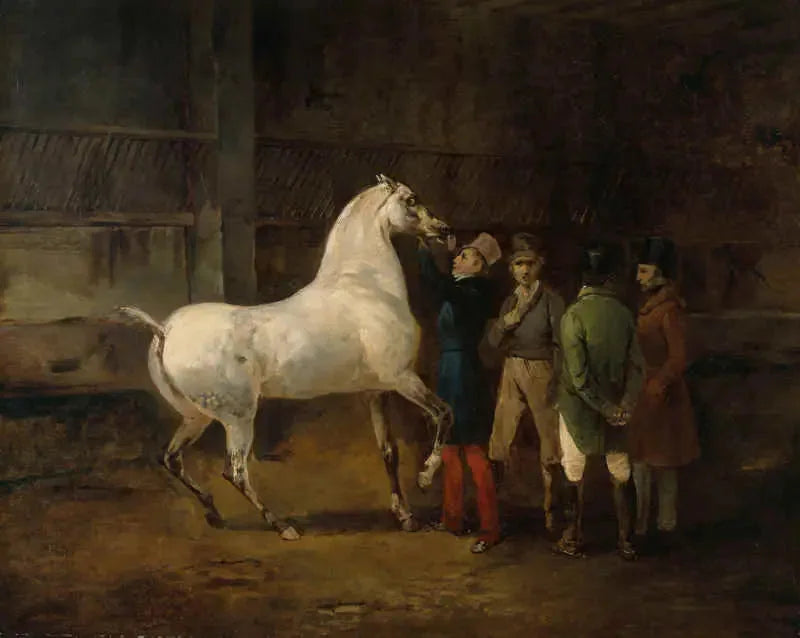 Valkoisen hevosen demonstraatio - Théodore Géricault