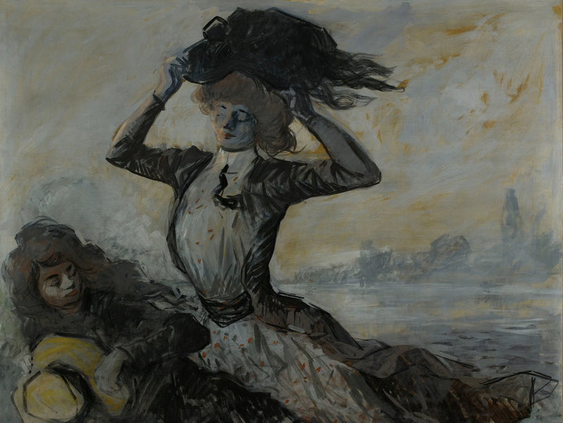 Lähtö, tuulenpuuska - Jean-Louis Forain