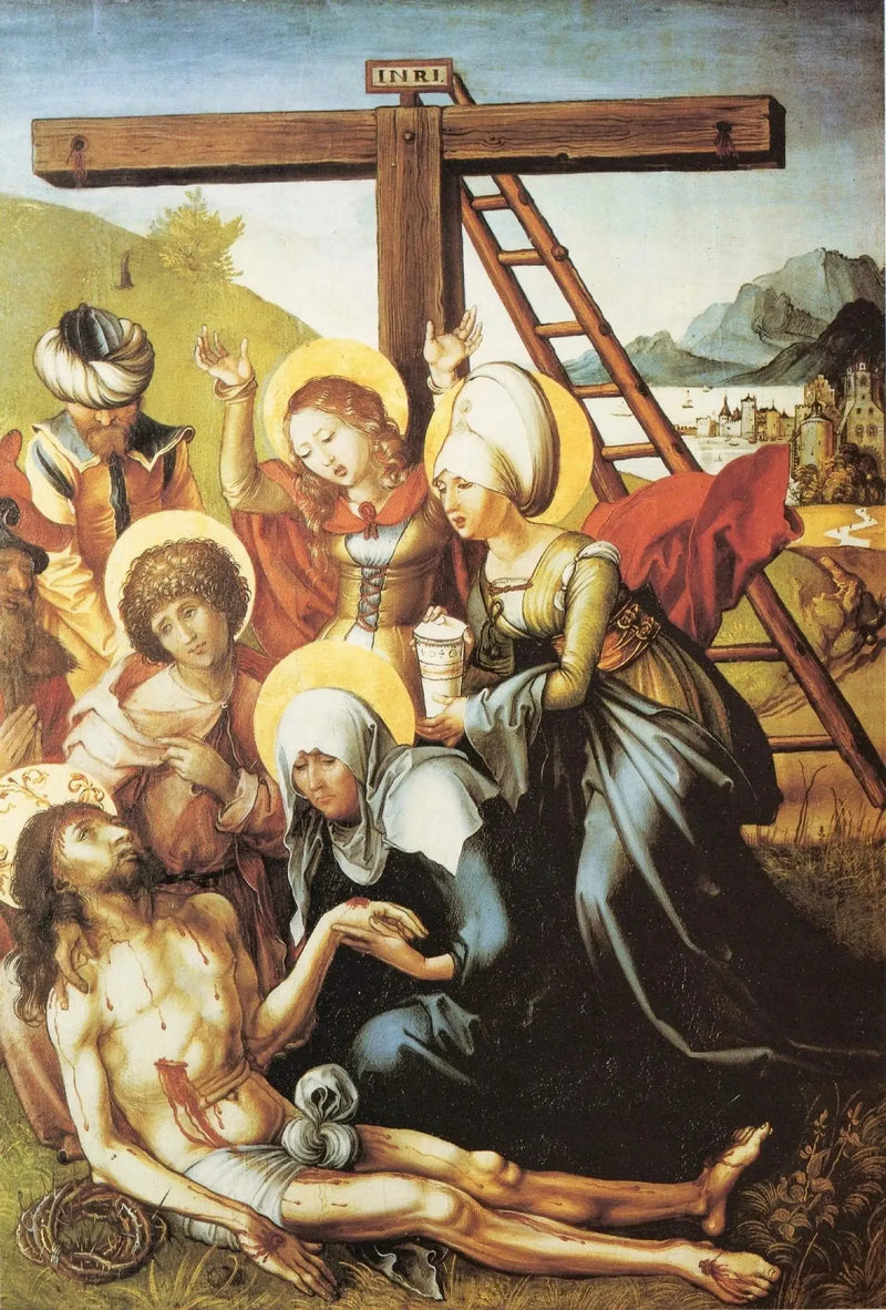 Laskeutuminen - Albrecht Dürer