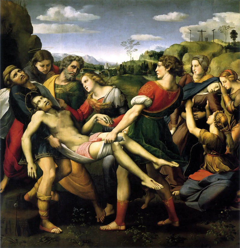 Borghèse-ruumiinlasku - Raphael Sanzio