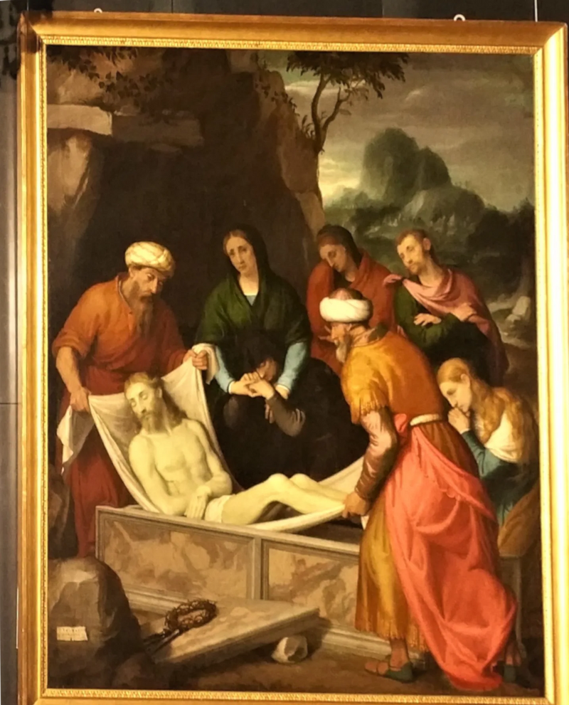 Kristuksen hautaaminen - Giovanni Battista Moroni