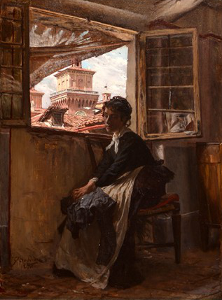 Ferraran ullakolta - Giovanni Boldini