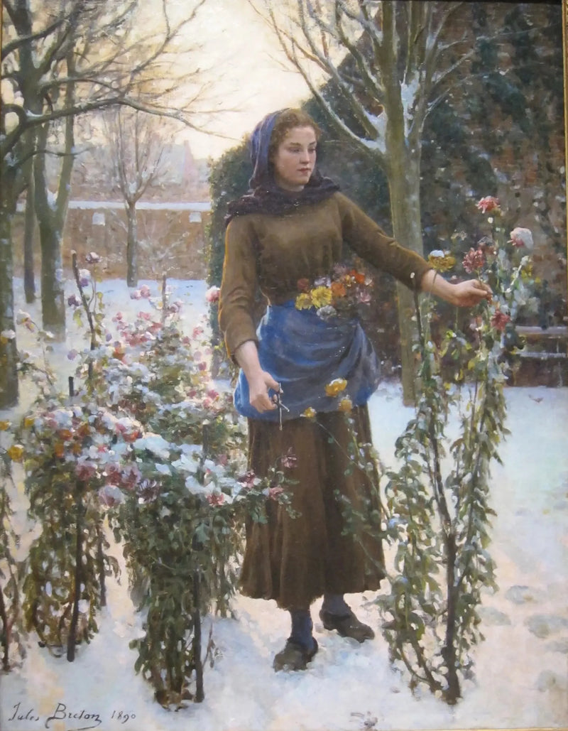 Viimeiset kukat - Jules Breton