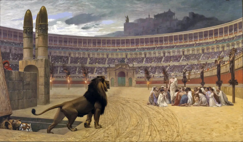 Viimeiset rukoukset kristillisille marttyyreille - Jean-Léon Gérôme
