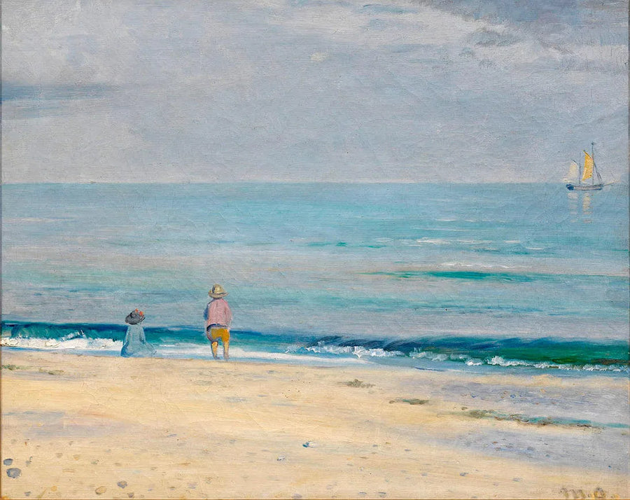 Lapsia rannalla. - Michael Peter Ancher