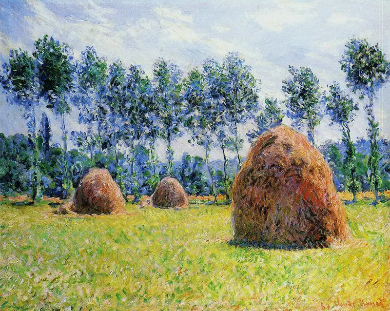 Heinäsuovartta Givernyssä - Claude Monet