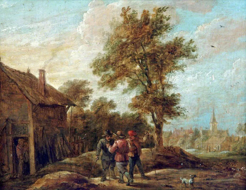 Ruosteita maisemassa - David Teniers nuorempi