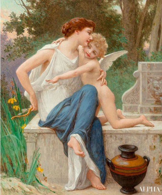 Désarmer Cupidon - Guillaume Seignac - Reproductions de tableaux et peintures haut de gamme