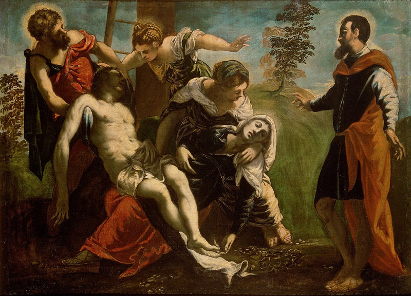 Ristiinlasku - Jacopo Tintoretto