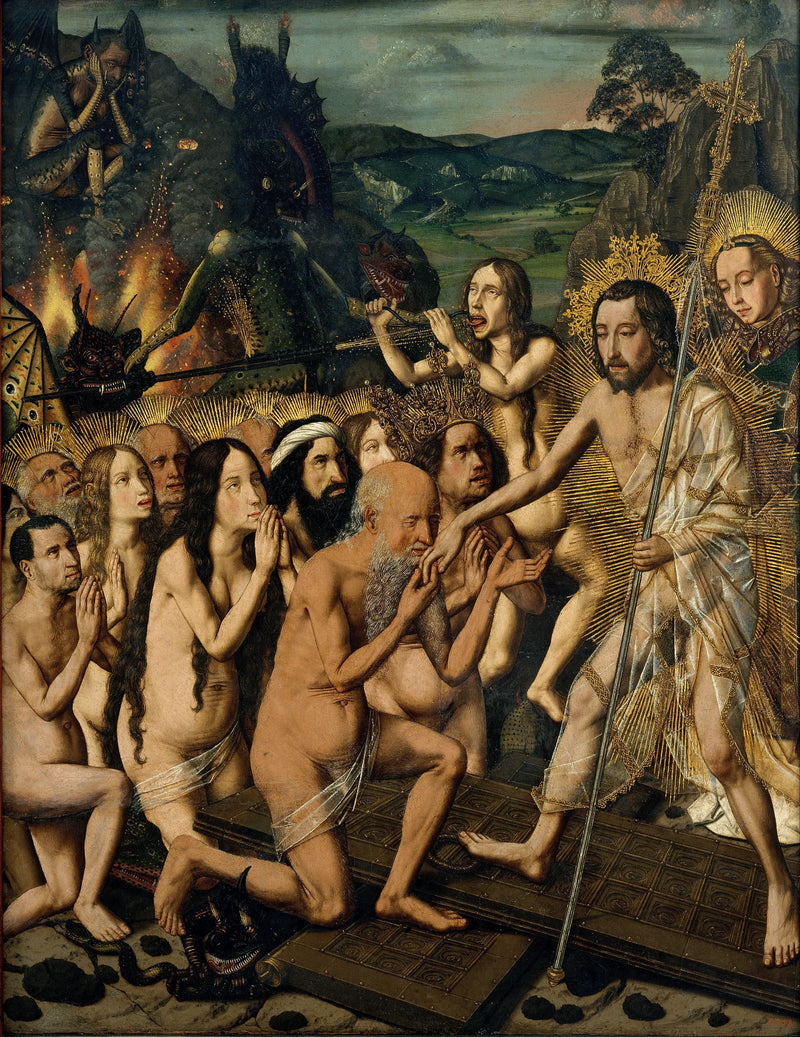 Kristuksen laskeutuminen tuonelaan - Bartolomé Bermejo