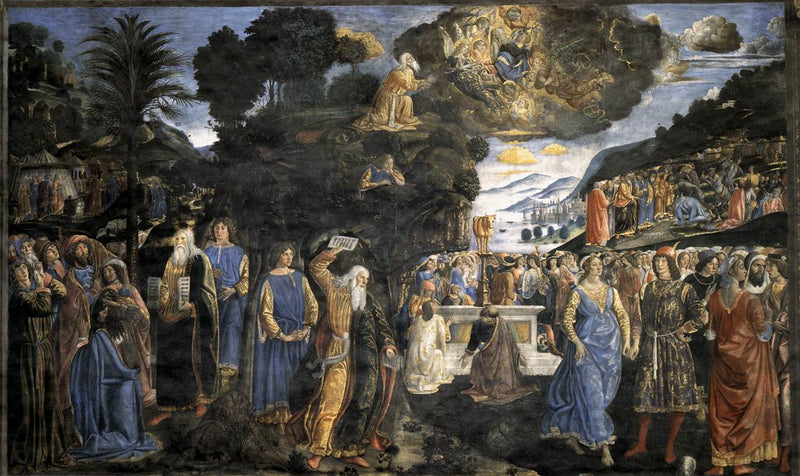 Siinain vuoren lasku - Cosimo Rosselli