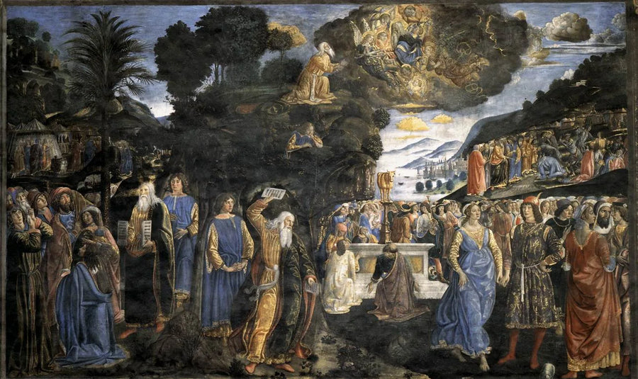 Siinain vuoren lasku - Cosimo Rosselli