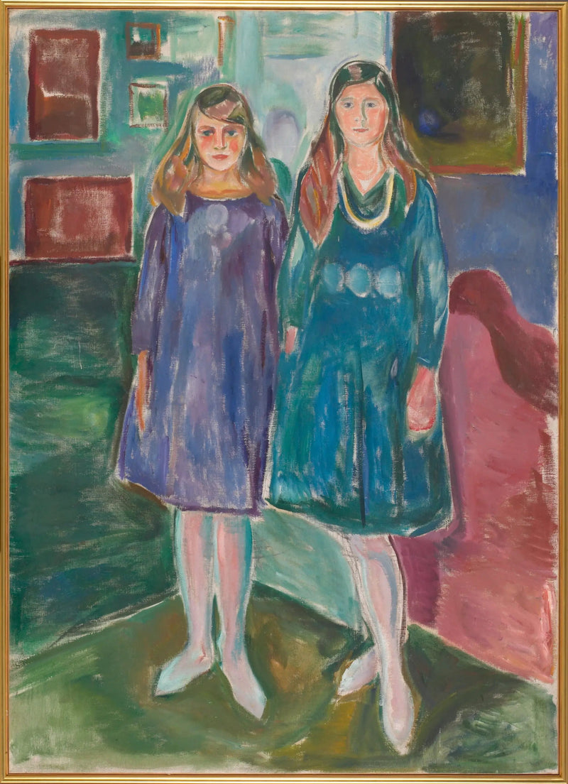 Kaksi nuorta - Edvard Munch