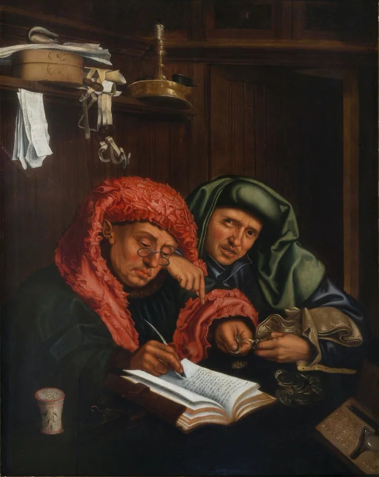 Kaksi tullivirkailijaa - Marinus van Reymerswale