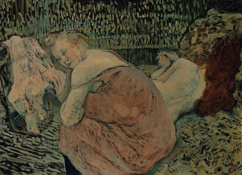 Kaksi ystävää - Henri de Toulouse-Lautrec