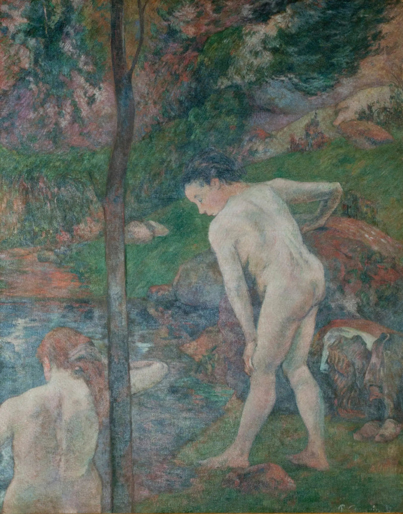 Kaksi kylpijää - Paul Gauguin