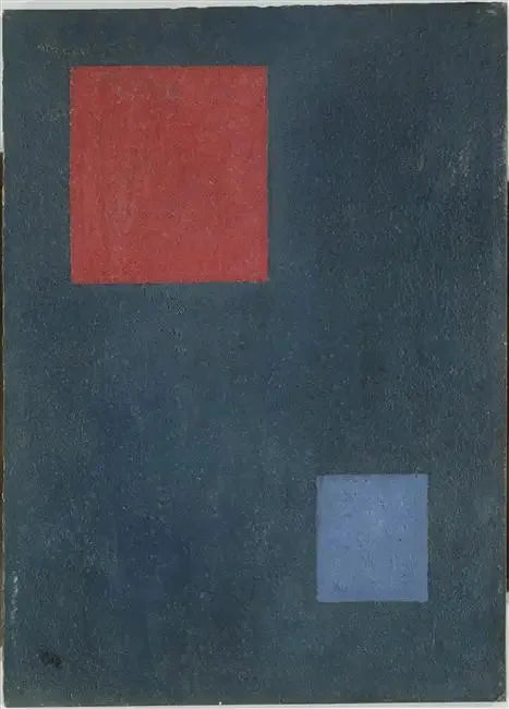 Kaksi neliötä - Vassily Kandinsky