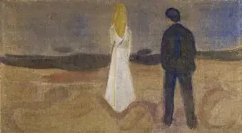 Kaksi ihmistä. Yksinäiset (Frise Reinhardt) - Edvard Munch