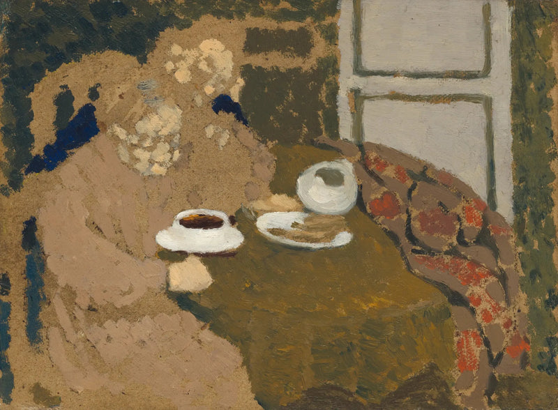 Kaksi naista juomassa kahvia - Édouard Vuillard