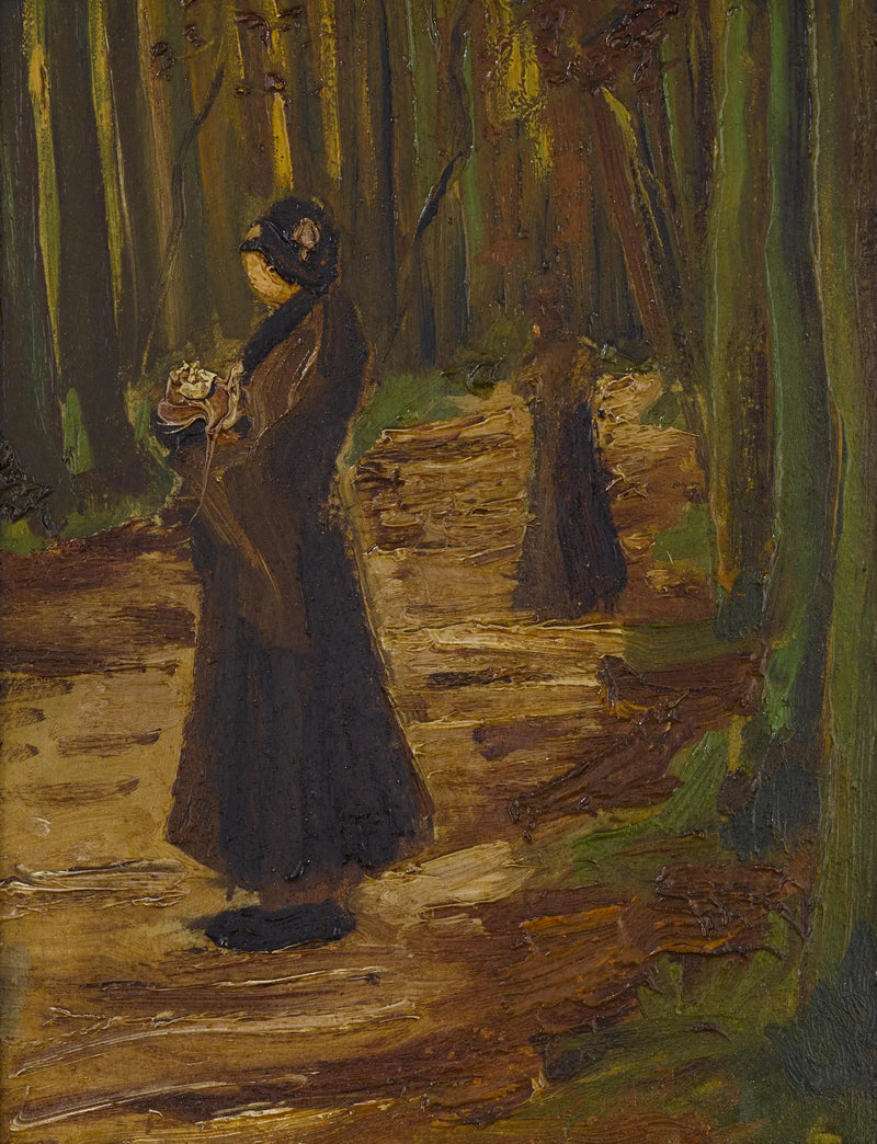 Kaksi naista metsässä - Vincent van Gogh