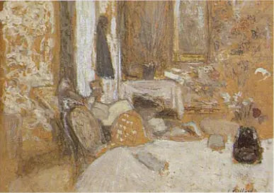 Kaksi naista olohuoneessa - Édouard Vuillard