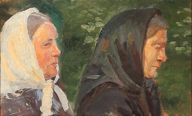 Kaksi naista Skagenista. -Anna Ancher