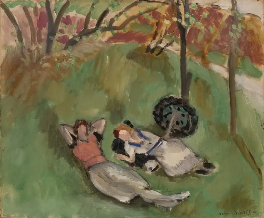 Kaksi naista makaa - Henri Matisse