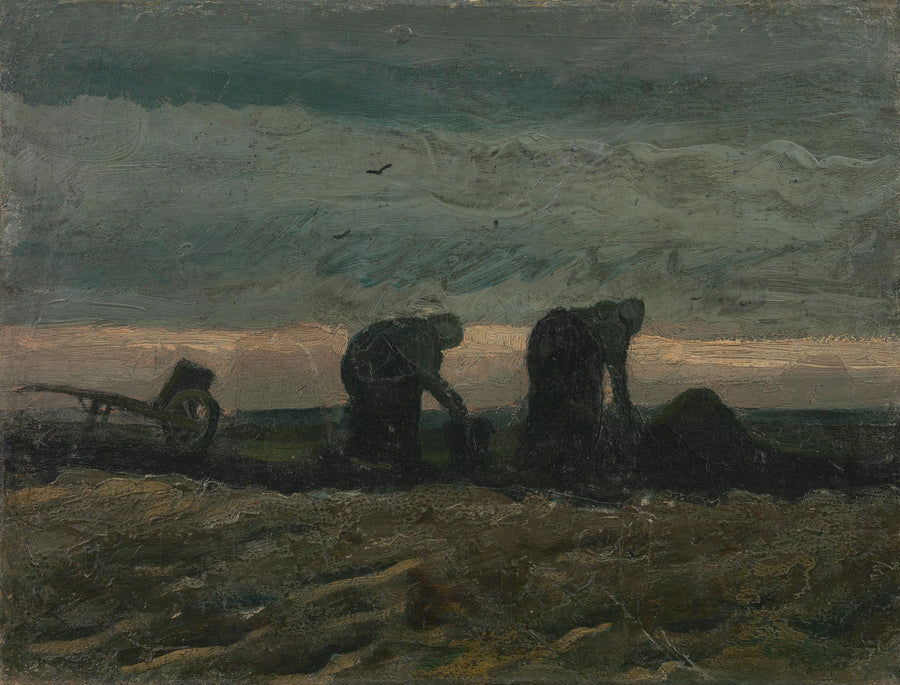 Naiset turvesuolla - Vincent van Gogh