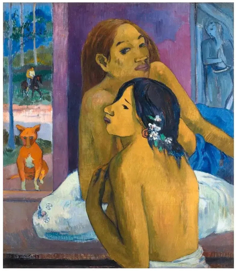 Kaksi naista, tai Kukkaiskampaus - Paul Gauguin
