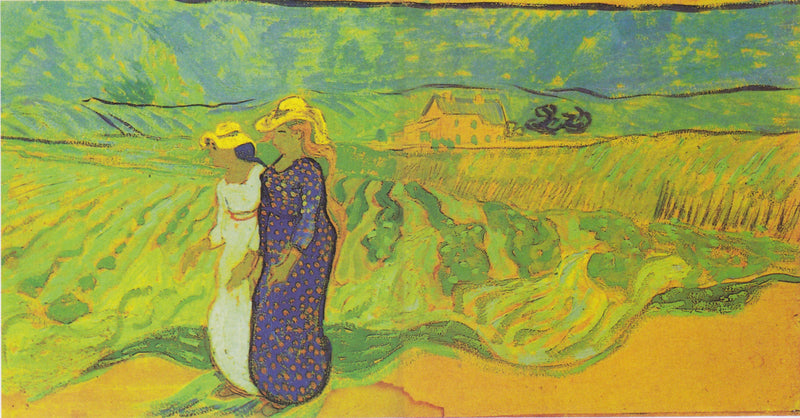 Kaksi naista niityn halki - Vincent van Gogh