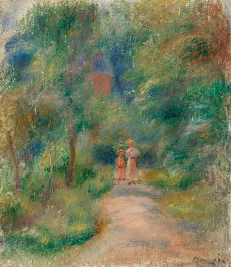 Kaksi hahmoa polulla - Pierre-Auguste Renoir