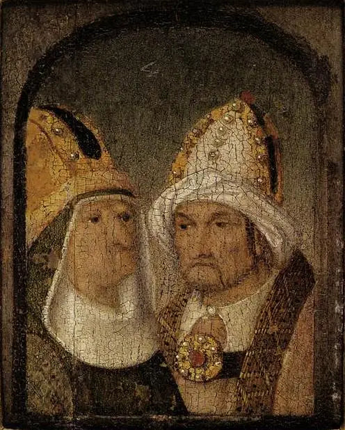 Kaksi mytologista hahmoa - Hieronymus Bosch