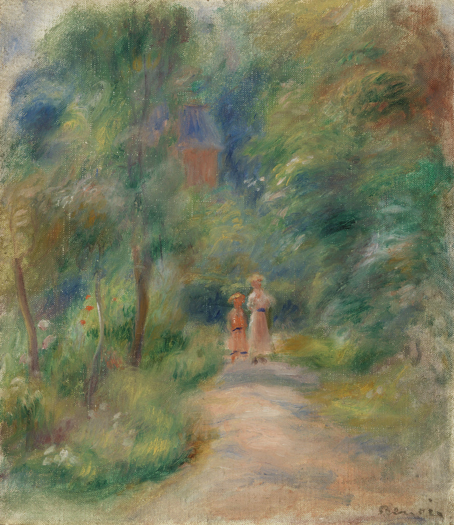 Kaksi hahmoa polulla - Pierre-Auguste Renoir