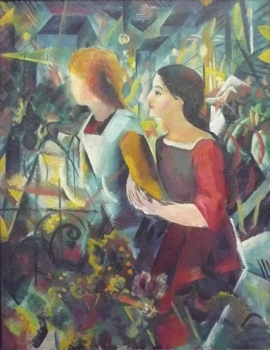 Kaksi tyttöä - August Macke